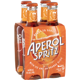 Photo of Aperol Spritz Bottle 200ml 4pk