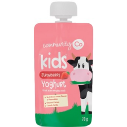 Photo of Community Co. Yoghurt Kids Strawberry Pouch 70gm