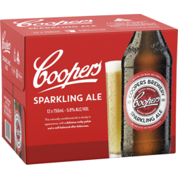 Photo of Coopers Sparkling Ale Bottles 12x750ml