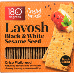 Photo of 180 Degrees Lavosh Black & White Sesame 150 Gram 150g