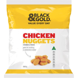 Photo of Black & Gold Chicken Nuggets