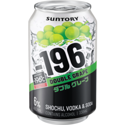 Photo of -196 Suntory Double Grape Vodka 6% Can 330ml