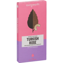 Photo of Loving Earth Chocolate Organic Turkish Rose 80g