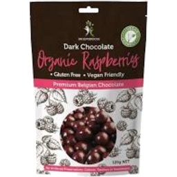 Photo of DR SUPERFOODS:DRS Dark Chocolate Raspberries 125