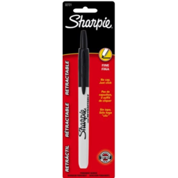 Photo of Sharpie Retractable Fine Black Marker