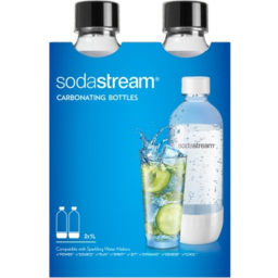 Photo of SodaStream Bottle Black Twin Pack 1l