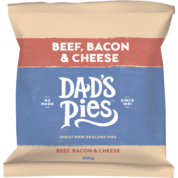 Photo of Dad's Pies Beef Bacon & Cheese Pie 200g