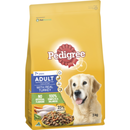 Photo of Pedigree Adult 7+ Dry Dog Food With Real Turkey 3kg Bag 3kg