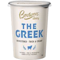 Photo of Browne's Greek Style Plain Yoghurt