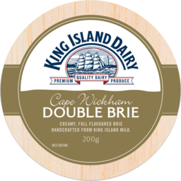 Photo of King Island Dairy Cape Wickham Double Brie 200g