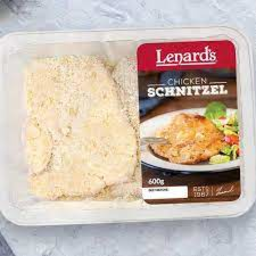 Photo of Lenard's Chicken Schnitzel Herb & Garlic 600gm