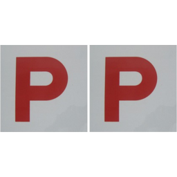 Photo of Plate "P" Magnetic Red