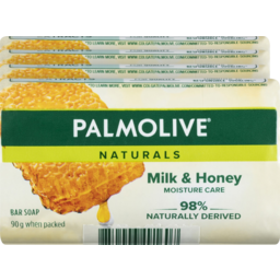 Photo of Palmolive Naturals Replenishing With Milk & Honey Extracts Soap 4x90g