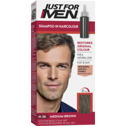 Photo of Just For Men Shampoo In Colour Natural Medium Brown 