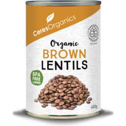 Photo of Ceres Organics Brown Lentils 400gm