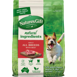 Photo of Natures Gift Natural Ingredients Beef Dry Dog Food