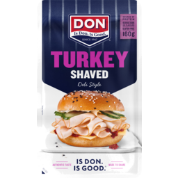 Photo of Don Deli Style Turkey Shaved Gluten Free 160g