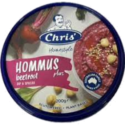 Photo of Chris Dip Hommus+ Beetroot