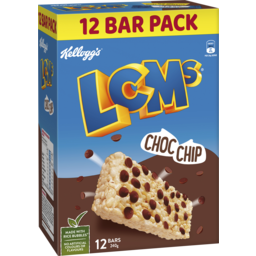 Photo of Kellogg's Lcms Choc Chip 12 Bar Pack 240g 240g