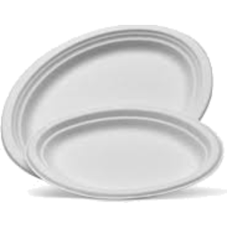 Photo of B/Degrabable Oval Plate 6pk