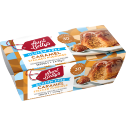 Photo of Aunt Bettys Steamed Pudding Gluten Free Caramel 2 Pack