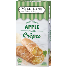 Photo of Mill Lane Sweet Golden Apple Filled Crepes 4 Pack