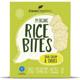 Photo of Ceres Organic Rice Bites Sour Cream 100gm
