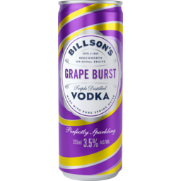 Photo of Billson's Vodka Grape Bubblegum Can Ea