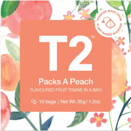 Photo of T2 Packs A Peach Flavoured Fruit Tisane In A Bag
