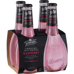 Photo of Schweppes Signature Soft Drinks Raspberry 4.0x300ml