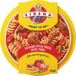 Photo of Sirena Ready To Eat Sicilian Style Pasta With Tuna 170g