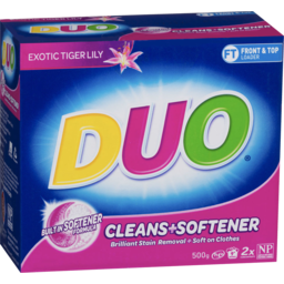 Photo of Duo Laundry Powder Cleans + Softener Exotic Tiger Lily
