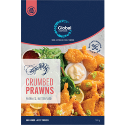 Photo of Global Seafoods Gourmet Ready Premium Crumbed Prawn Cutlets