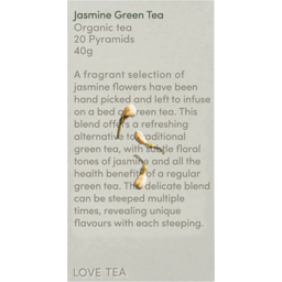 Photo of LOVE TEA Jasmine Green Tea 20 Pyramids 40g