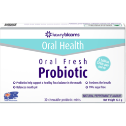 Photo of HENRY BLOOMS Oral Fresh Probiotic Mints 30pk