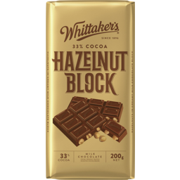 Photo of Whittaker's Hazel Nut Block 200gm
