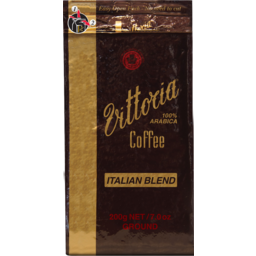 Photo of Vittoria Italian Blend Ground Coffee 200g