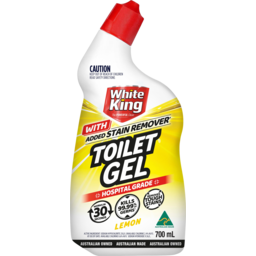 Photo of White King Toilet Gel Lemon With Added Stain Remover 700ml