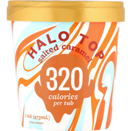 Photo of Halo Top Salted Caramel 320 Calories Tub