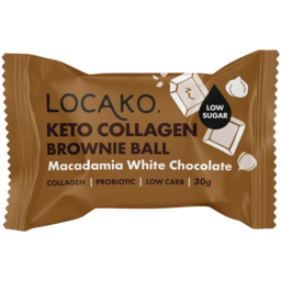 Photo of Locako Protein Ball Macadamia White Chocolate