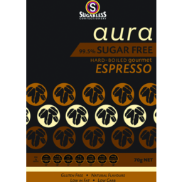 Photo of Sugarless Confectionery Aura 99.5% Sugar Free Espresso 70g