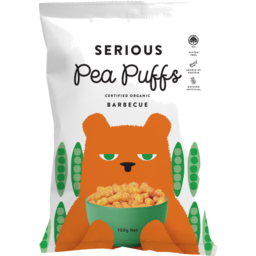 Photo of Serious Pea Puffs Organic Barbecue 100g