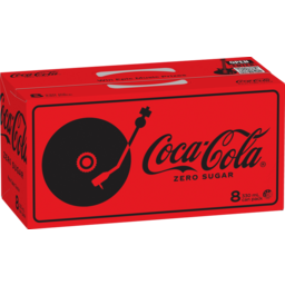 Photo of Coca Cola Zero Sugar Soft Drink 330ml Cans 8 Pack