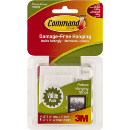 Photo of Command™ Combo Small And Medium Picture Hanging Strips 12pk (17203) 
