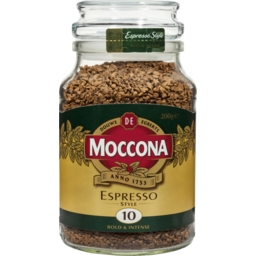 Photo of Moccona Espresso Style Bold & Intense Instant Coffee 200g