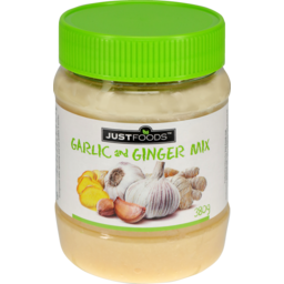 Photo of Just Foods Crushed Garlic Ginger Mix 380g
