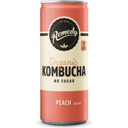Photo of Remedy Kombucha Peach