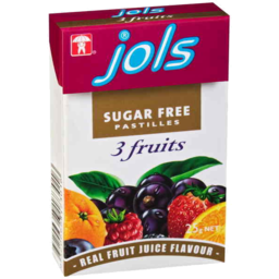 Photo of Jols Sugar Free Pastilles 3 Fruits (25g)