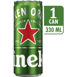 Photo of Heineken Lager Sleek Can