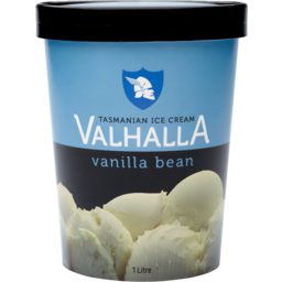 Photo of Valhalla Ice Cream Tub Vanilla Bean 1L